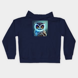 The hivernal owl | 1 Kids Hoodie